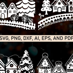 Intra απο ξύλο plywood 3mm-4mm πάχος - Σετ Cricut Candy Cane Lane Creations  Δίασταση 4x4 cm INTRAFABR-81315026