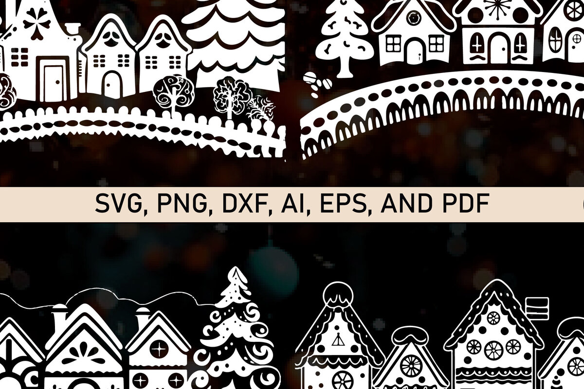 Intra απο ξύλο plywood 3mm-4mm πάχος - Σετ Cricut Candy Cane Lane Creations  Δίασταση 4x4 cm INTRAFABR-81315026