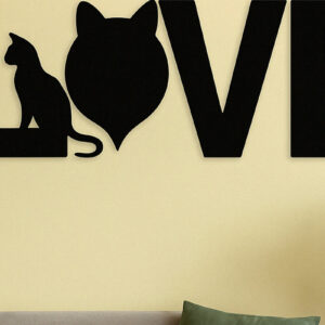 Intra απο ξύλο plywood 3mm-4mm πάχος -  Cricut Cats Art Decor  Cut File Δίασταση 4x4 cm INTRAFABR-120142219