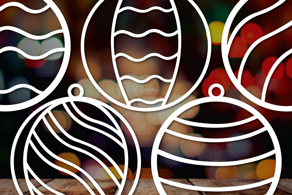 Intra απο ξύλο plywood 3mm-4mm πάχος - Πακέτο Cricut Χριστουγεννιάτικη διακόσμηση  Δίασταση 4x4 cm INTRAFABR-83362428