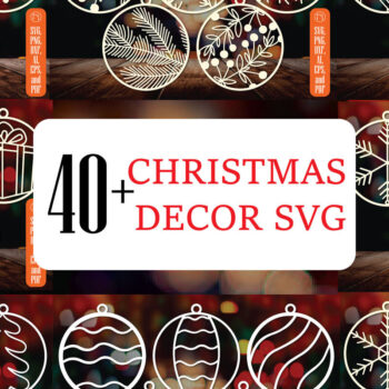 Intra απο ξύλο plywood 3mm-4mm πάχος - Πακέτο Cricut Χριστουγεννιάτικη διακόσμηση  Δίασταση 4x4 cm INTRAFABR-83388895 - Image 1