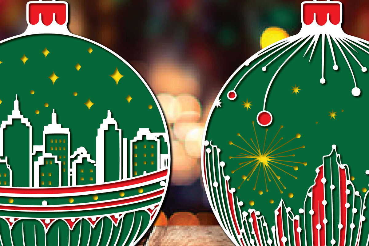 Intra απο ξύλο plywood 3mm-4mm πάχος - Πακέτο Cricut Χριστουγεννιάτικη διακόσμηση  Δίασταση 4x4 cm INTRAFABR-83283394