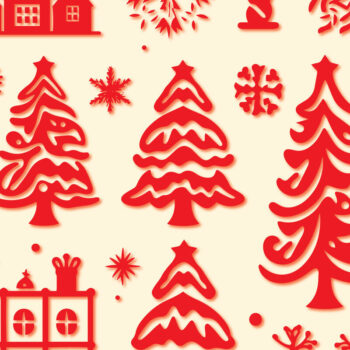 Intra απο ξύλο plywood 3mm-4mm πάχος - Πακέτο Cricut Christmas Element  Δίασταση 4x4 cm INTRAFABR-85125202 - Image 2