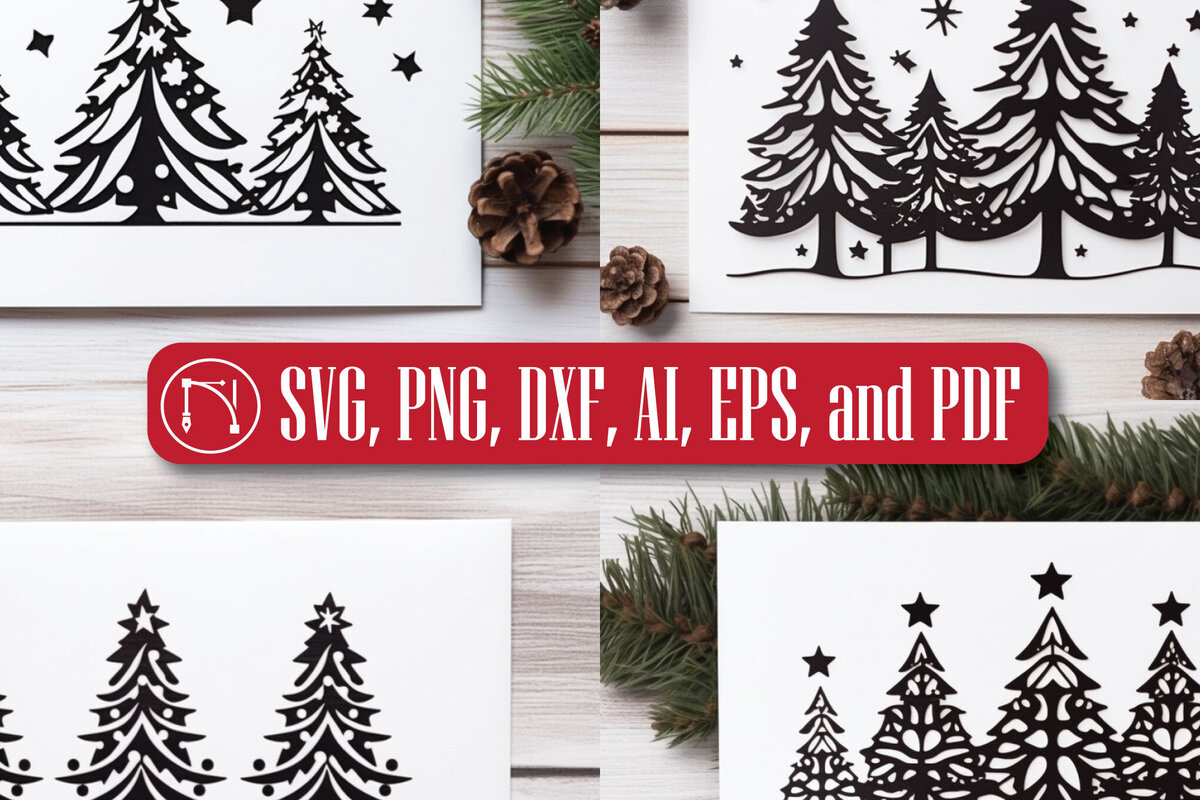 Intra απο ξύλο plywood 3mm-4mm πάχος - Cricut Χριστουγεννιάτικο Στολίδι  Πακέτο Δίασταση 6x6 cm INTRAFABR-82634235