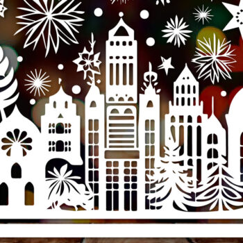 Intra απο ξύλο plywood 3mm-4mm πάχος - Cricut Χριστουγεννιάτικο Στολίδι Decor Δίασταση 4x4 cm INTRAFABR-83548440 - Image 1