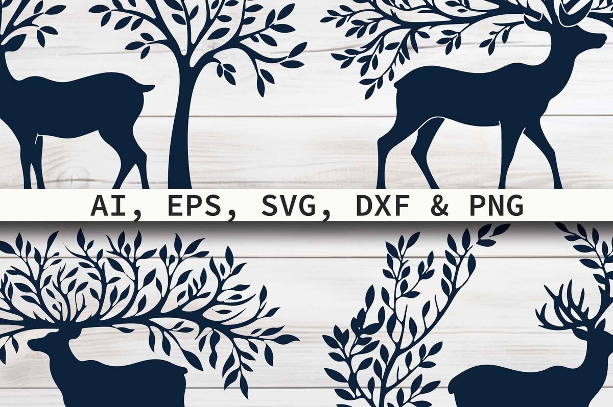 Intra απο ξύλο plywood 3mm-4mm πάχος - Πακέτο Cricut Christmas Reindeer  Δίασταση 4x4 cm INTRAFABR-80847481