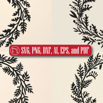 Intra απο ξύλο plywood 3mm-4mm πάχος - Πακέτο Χριστουγεννιάτικου στεφάνου Cricut  Δίασταση 6x6 cm INTRAFABR-81590455 - Image 5