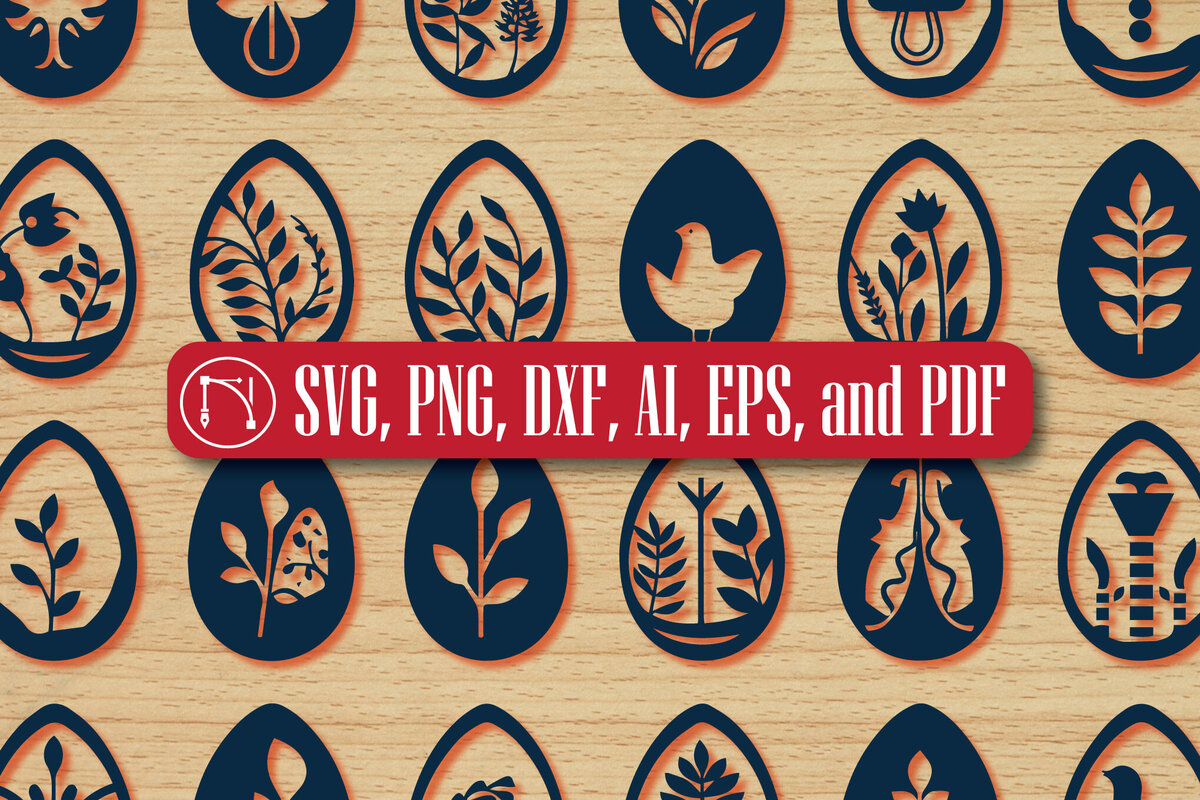 Intra απο ξύλο plywood 3mm-4mm πάχος - Πασχαλινό Πακέτο Cricut Πακέτο  Δίασταση 4x4 cm INTRAFABR-90793287