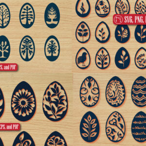 Intra απο ξύλο plywood 3mm-4mm πάχος - Πασχαλινό Πακέτο Cricut Πακέτο  Δίασταση 4x4 cm INTRAFABR-90793481