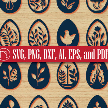 Intra απο ξύλο plywood 3mm-4mm πάχος - Πασχαλινό Πακέτο Cricut Πακέτο  Δίασταση 4x4 cm INTRAFABR-90793481 - Image 5