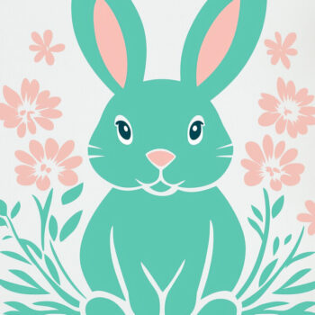 Intra απο ξύλο plywood 3mm-4mm πάχος - Cricut Easter Bunny Cut File Bundle Δίασταση 4x4 cm INTRAFABR-118544623 - Image 2