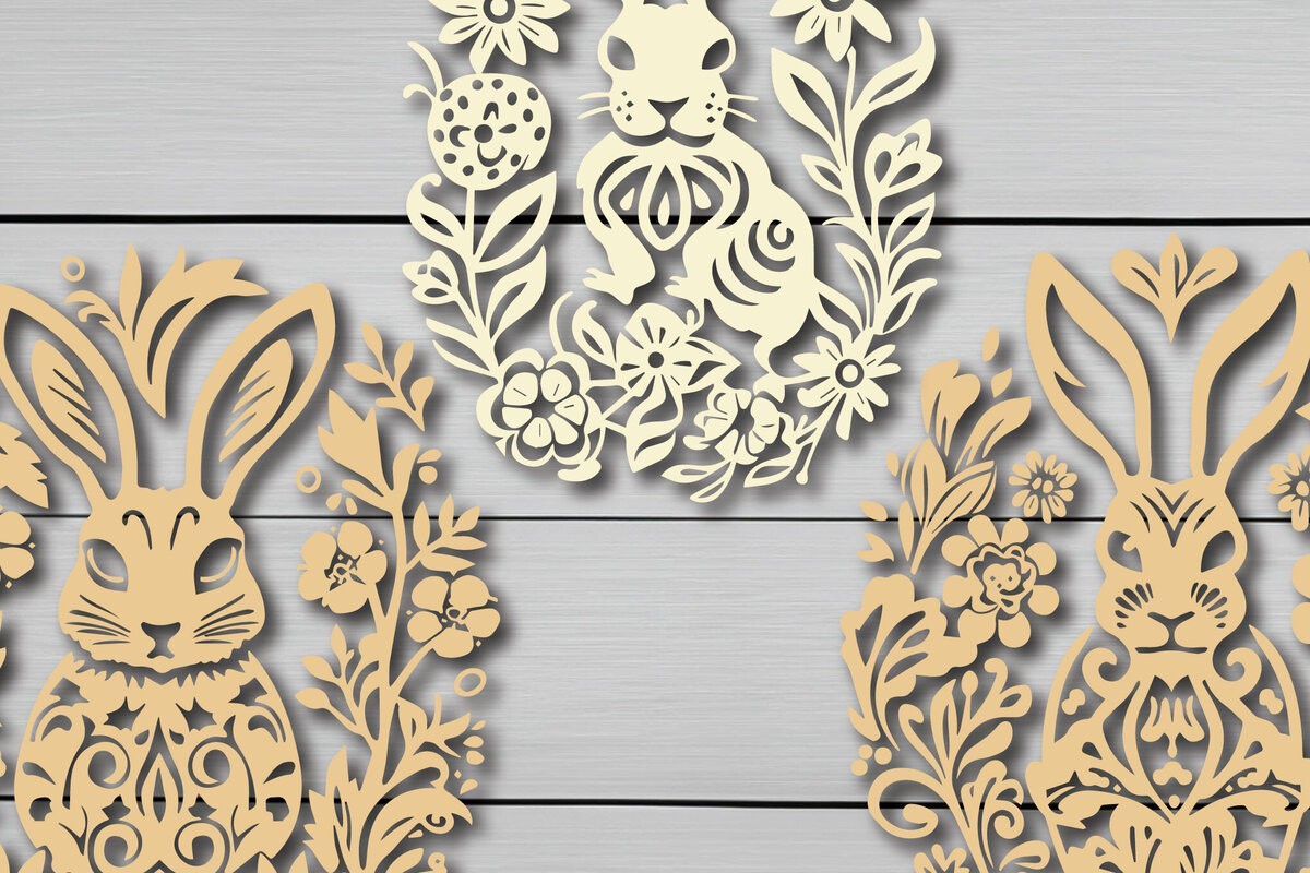 Intra απο ξύλο plywood 3mm-4mm πάχος - Πακέτο  για την Ημέρα του Πάσχα Cricut Δίασταση 4x4 cm INTRAFABR-89737974