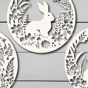 Intra απο ξύλο plywood 3mm-4mm πάχος - Πακέτο  για την Ημέρα του Πάσχα Cricut Δίασταση 4x4 cm INTRAFABR-89740086