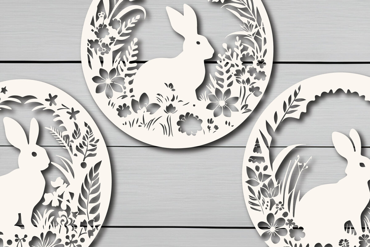 Intra απο ξύλο plywood 3mm-4mm πάχος - Πακέτο  για την Ημέρα του Πάσχα Cricut Δίασταση 4x4 cm INTRAFABR-89740086