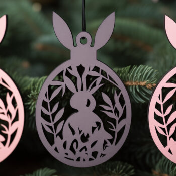 Intra απο ξύλο plywood 3mm-4mm πάχος - Cricut Πασχαλινό Laser Cut Δίασταση 4x4 cm INTRAFABR-91416647 - Image 1