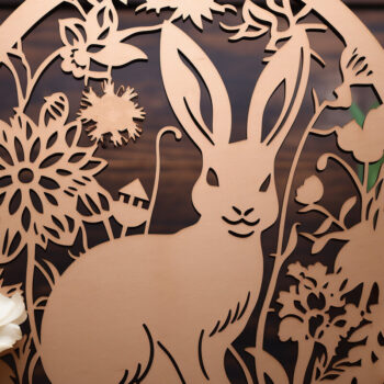 Intra απο ξύλο plywood 3mm-4mm πάχος - Cricut Πασχαλινό Laser Cut Δίασταση 4x4 cm INTRAFABR-90877427 - Image 1