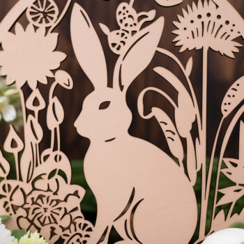 Intra απο ξύλο plywood 3mm-4mm πάχος - Cricut Πασχαλινό Laser Cut Δίασταση 4x4 cm INTRAFABR-90879497 - Image 1