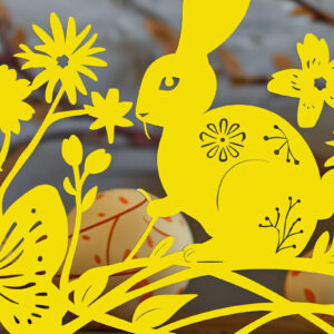 Intra απο ξύλο plywood 3mm-4mm πάχος - Cricut Πασχαλινό Χαρτί Κοπή  Δίασταση 4x4 cm INTRAFABR-91342108