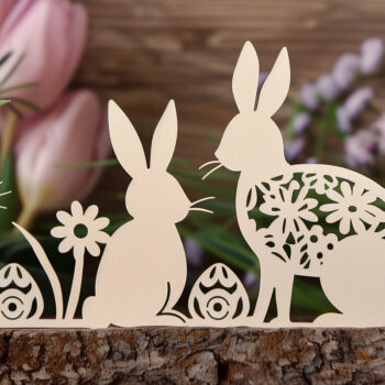 Intra απο ξύλο plywood 3mm-4mm πάχος - Cricut Πασχαλινό Χαρτί Κοπή Δίασταση 4x4 cm INTRAFABR-91342273 - Image 2