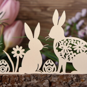 Intra απο ξύλο plywood 3mm-4mm πάχος - Cricut Πασχαλινό Χαρτί Κοπή  Δίασταση 4x4 cm INTRAFABR-91334243