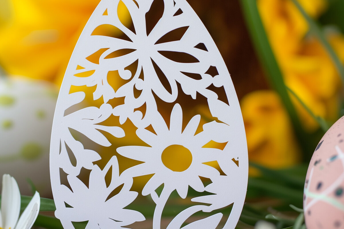 Intra απο ξύλο plywood 3mm-4mm πάχος -  Cricut Πασχαλινό  Δίασταση 4x4 cm INTRAFABR-92115687