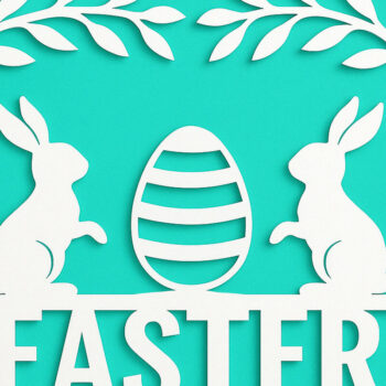 Intra απο ξύλο plywood 3mm-4mm πάχος - Πακέτο  Πασχαλινής διακόσμησης τοίχων Cricut Δίασταση 4x4 cm INTRAFABR-120106168 - Image 8