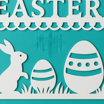 Intra απο ξύλο plywood 3mm-4mm πάχος - Cricut Πασχαλινή διακόσμηση τοίχου Cut Δίασταση 4x4 cm INTRAFABR-120104645 - Image 1