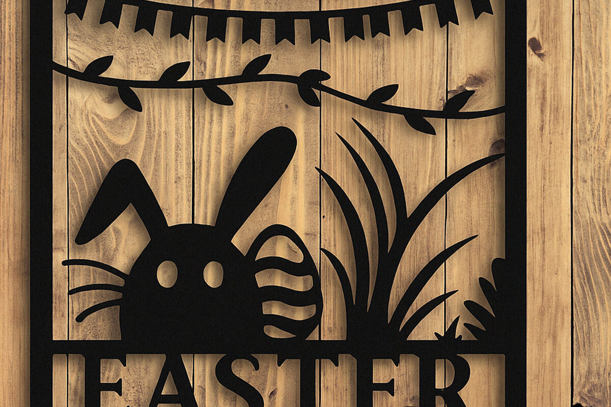 Intra απο ξύλο plywood 3mm-4mm πάχος - Cricut Πασχαλινή διακόσμηση τοίχου  Cut  Δίασταση 4x4 cm INTRAFABR-120105753