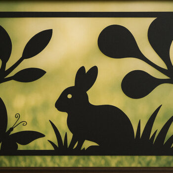 Intra απο ξύλο plywood 3mm-4mm πάχος - Cricut Πασχαλινή διακόσμηση τοίχου Cut Δίασταση 4x4 cm INTRAFABR-120078001 - Image 1