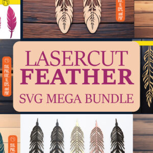 Intra απο ξύλο plywood 3mm-4mm πάχος - Πακέτο  Διακόσμηση με φτερά Cricut Δίασταση 4x4 cm INTRAFABR-84745172