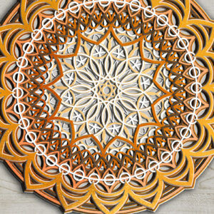 Intra απο ξύλο plywood 3mm-4mm πάχος - Αρχεία Cricut Αρχεία MANDALA για Cricut Δίασταση 5x12 cm INTRAFABR-9284206