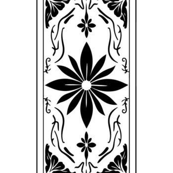 Intra απο ξύλο plywood 3mm-4mm πάχος - Πακέτο Cricut Floral Frame  Δίασταση 20x25 cm INTRAFABR-123821623 - Image 2