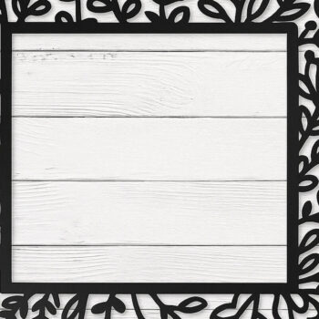 Intra απο ξύλο plywood 3mm-4mm πάχος - Πακέτο Cricut Floral Μεταλλικό Πλαίσιο  Δίασταση 20x25 cm INTRAFABR-122312007 - Image 2