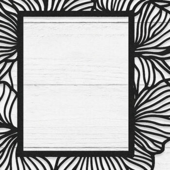 Intra απο ξύλο plywood 3mm-4mm πάχος - Πακέτο Cricut Floral Μεταλλικό Πλαίσιο  Δίασταση 20x25 cm INTRAFABR-122312007 - Image 4