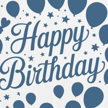 Intra απο ξύλο plywood 3mm-4mm πάχος - Cricut Happy Birthday Card Design 10 Δίασταση 20x20 cm INTRAFABR-121299185 - Image 1