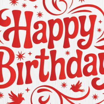 Intra απο ξύλο plywood 3mm-4mm πάχος - Cricut Happy Birthday Card  Design 16 Δίασταση 20x20 cm INTRAFABR-121407849 - Image 1