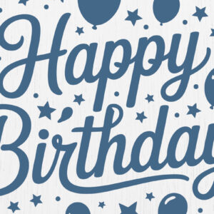 Intra απο ξύλο plywood 3mm-4mm πάχος - Cricut Happy Birthday Card  Design 8 Δίασταση 20x20 cm INTRAFABR-121299068