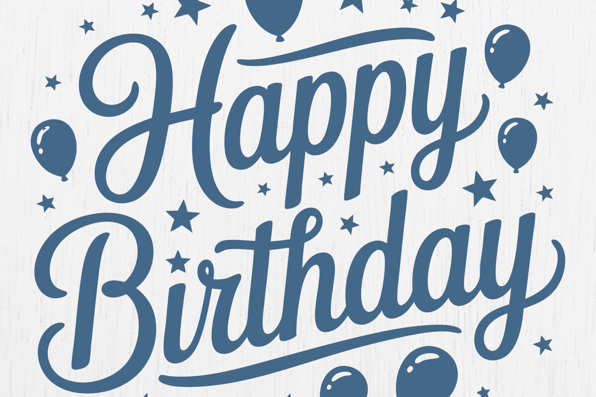 Intra απο ξύλο plywood 3mm-4mm πάχος - Cricut Happy Birthday Card  Design 9 Δίασταση 20x20 cm INTRAFABR-121299148