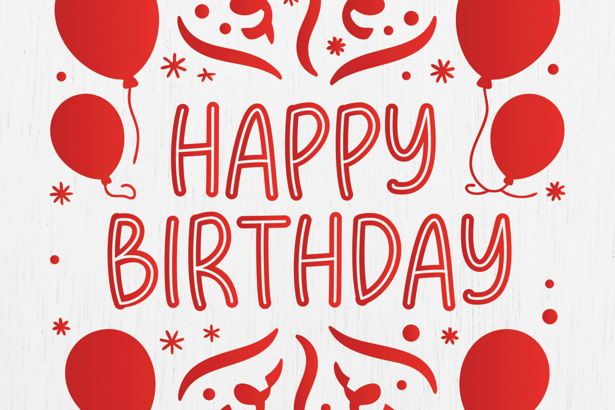 Intra απο ξύλο plywood 3mm-4mm πάχος - Cricut Happy Birthday Card  Design Δίασταση 20x20 cm INTRAFABR-121407710