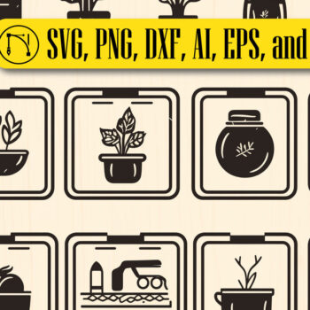 Intra απο ξύλο plywood 3mm-4mm πάχος - Πακέτο Cricut Kitchen Decor  MEGA Δίασταση 40x50 cm INTRAFABR-82771326 - Image 4