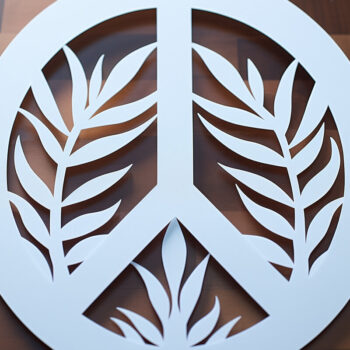 Intra απο ξύλο plywood 3mm-4mm πάχος - Cricut Laser Cut Peace Bundle Δίασταση 30x20 cm INTRAFABR-90989766 - Image 4