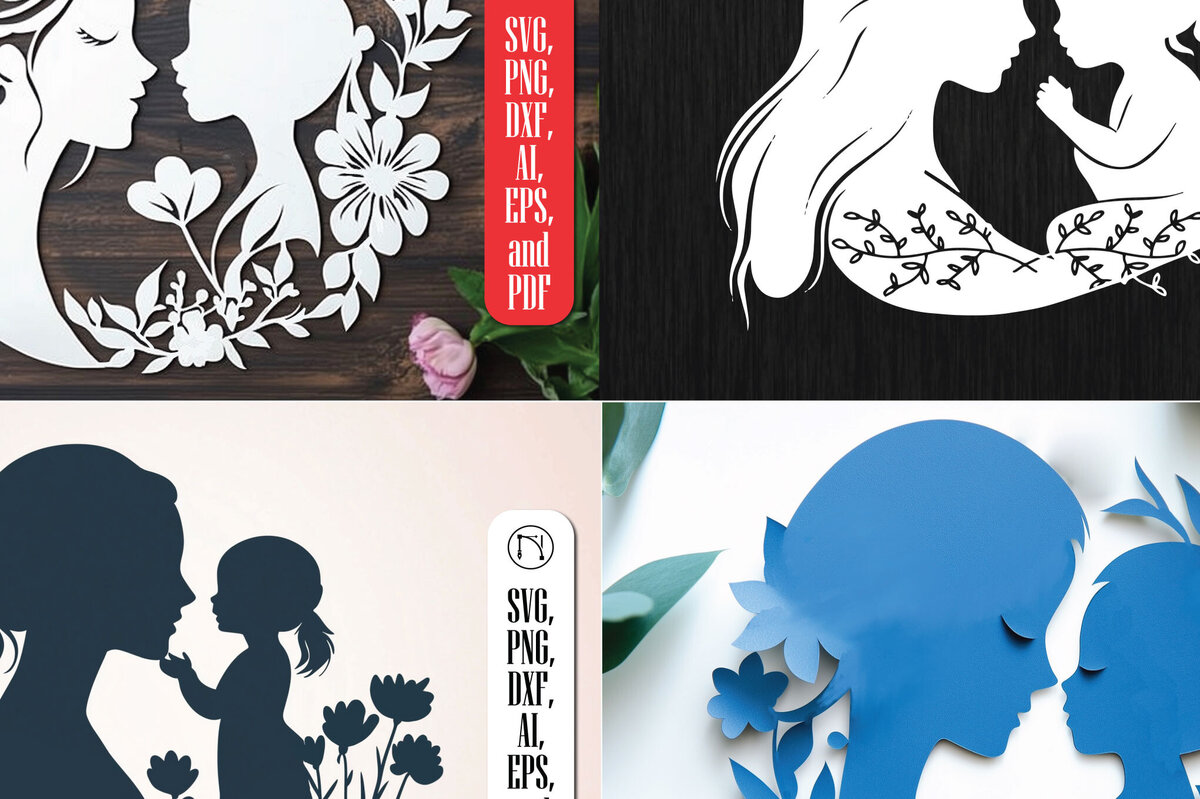 Intra απο ξύλο plywood 3mm-4mm πάχος - Πακέτο υ περικοπής  για τη γιορτή της μητέρας Cricut Δίασταση 20x20 cm INTRAFABR-116641499