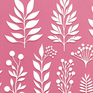 Intra απο ξύλο plywood 3mm-4mm πάχος -  Cricut Natural Shapes Plant  Cut File Δίασταση 40x50 cm INTRAFABR-115693715