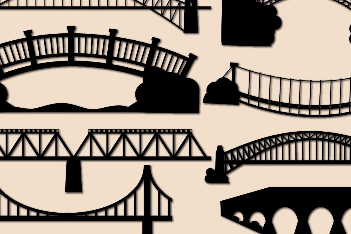 Intra απο ξύλο plywood 3mm-4mm πάχος - Πακέτο Cricut Paper Cut Bridge  Δίασταση 30x20 cm INTRAFABR-77588125