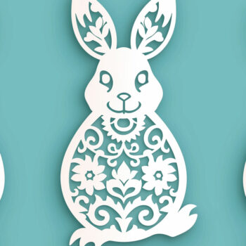 Intra απο ξύλο plywood 3mm-4mm πάχος - Πασχαλινό Πακέτο  Paper Cricut Δίασταση 4x4 cm INTRAFABR-92528928 - Image 1