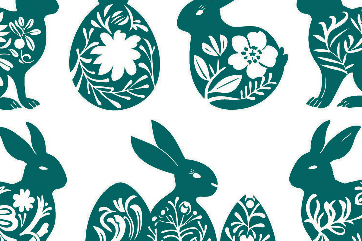 Intra απο ξύλο plywood 3mm-4mm πάχος - Πασχαλινό Πακέτο  Paper Cricut Δίασταση 4x4 cm INTRAFABR-92530376