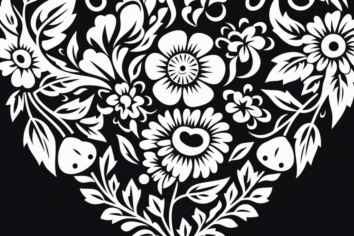 Intra απο ξύλο plywood 3mm-4mm πάχος - Cricut Paper Cut Floral Heart  Δίασταση 4x4 cm INTRAFABR-88492105