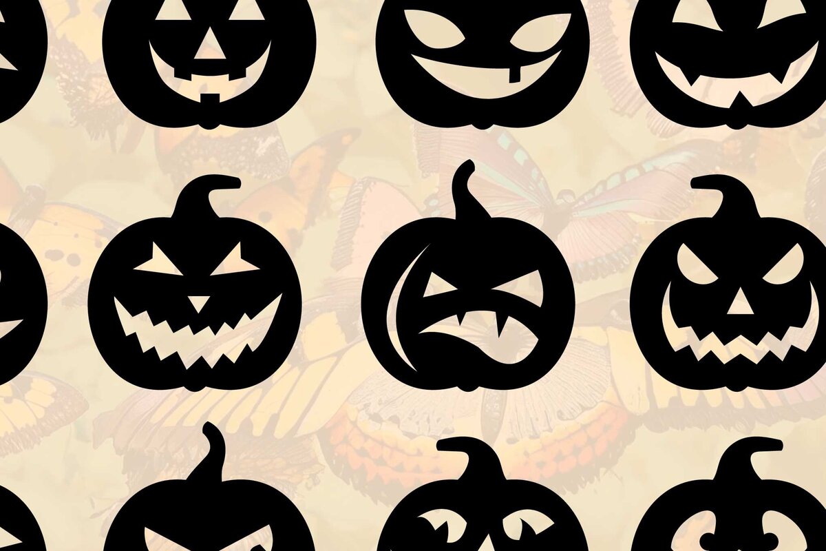 Intra απο ξύλο plywood 3mm-4mm πάχος - Πακέτο Cricut Pumpkin Horror Face  Δίασταση 15x15 cm INTRAFABR-77358919