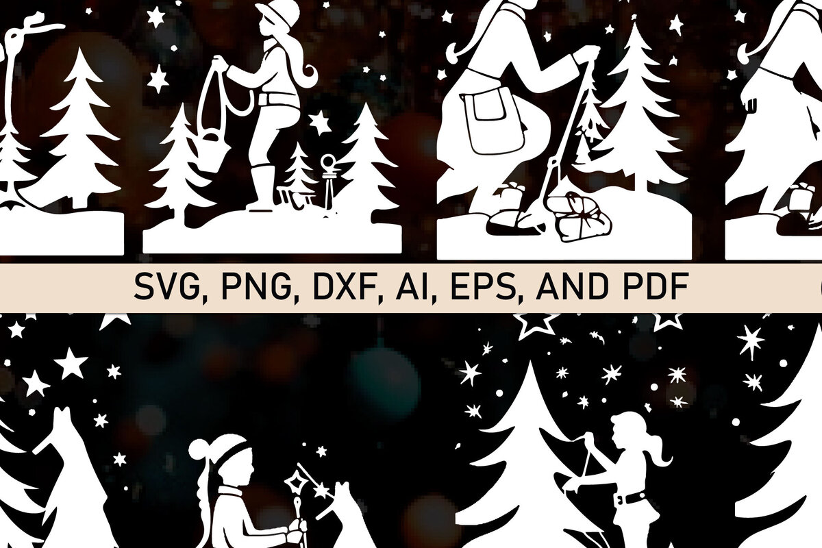 Intra απο ξύλο plywood 3mm-4mm πάχος - Cricut Τα αρχεία του μικρού βοηθού του Άγιου Βασίλη  B Δίασταση 4x4 cm INTRAFABR-81316327