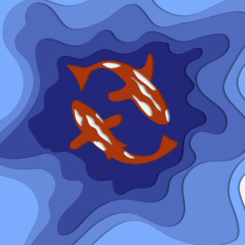 Intra απο ξύλο plywood 3mm-4mm πάχος - Αρχεία Cricut  FISH PANEL Δίασταση 15x15 cm INTRAFABR-10421004 - Image 2